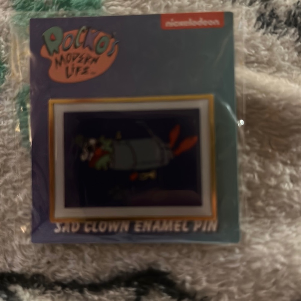 CultureFly Rocko’s Modern Life Sad Clown Enamel Pin